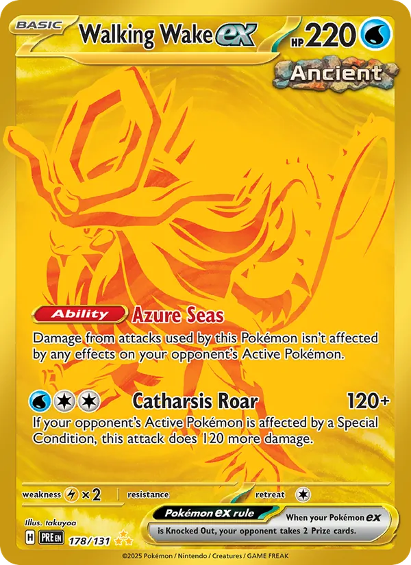 Walking Wake ex 178/131 Prismatic Evolutions