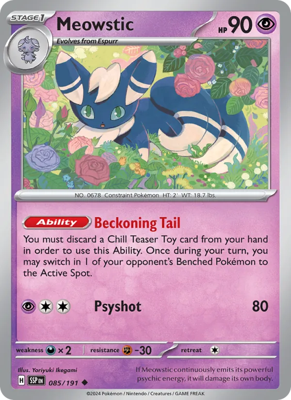 Meowstic 085/191 Surging Sparks