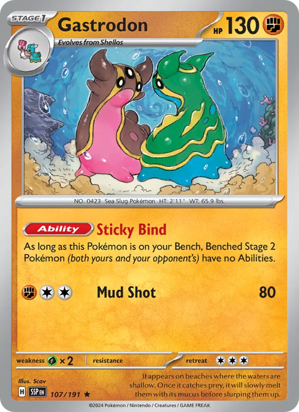 Gastrodon 107/191 Surging Sparks