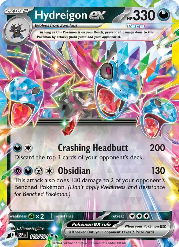 Hydreigon ex 119/191 Surging Sparks