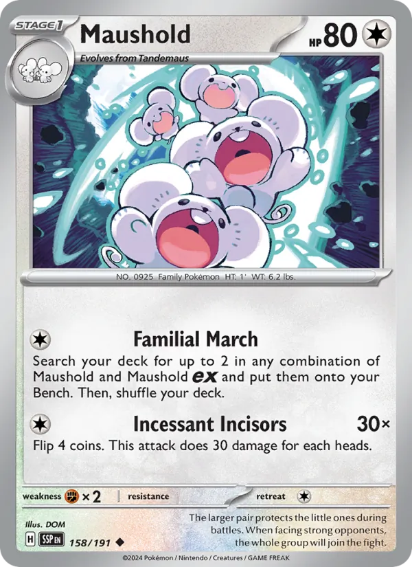 Maushold 158/191 Surging Sparks
