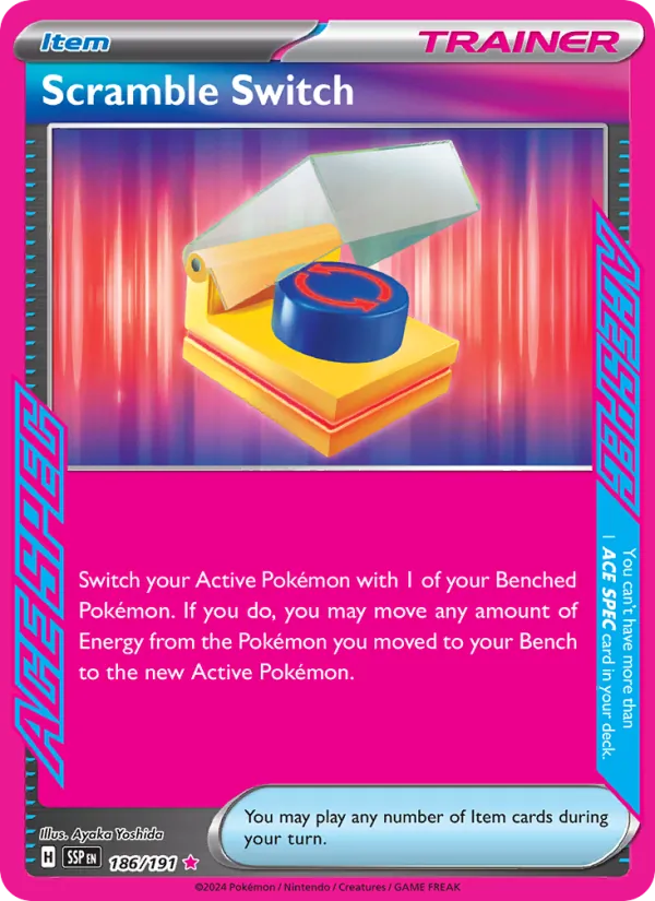 Scramble Switch 186/191 Surging Sparks