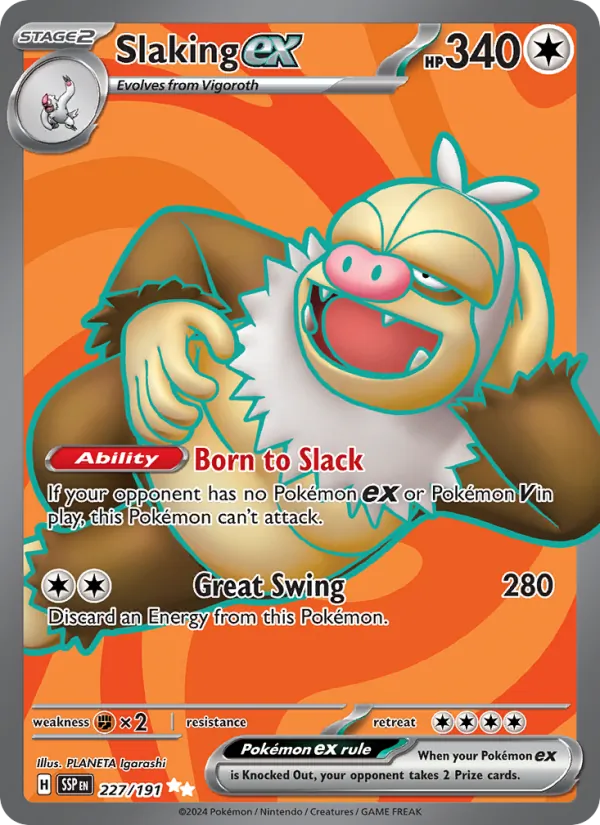 Slaking ex 227/191 Surging Sparks