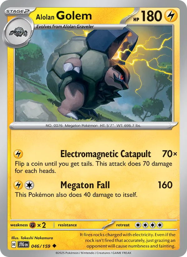 Alolan Golem 046/159 Journey Together