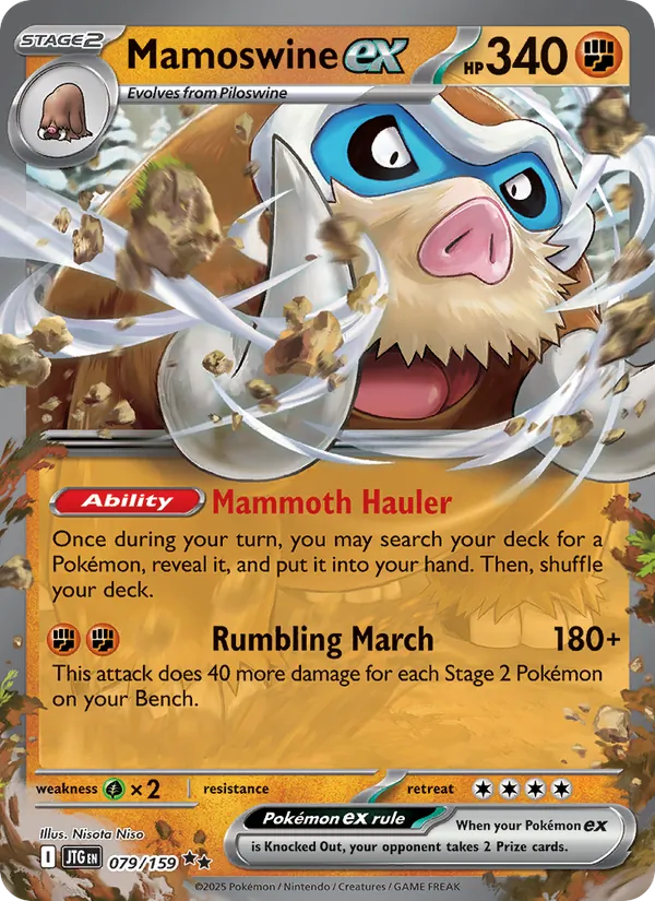 Mamoswine ex 079/159 Journey Together
