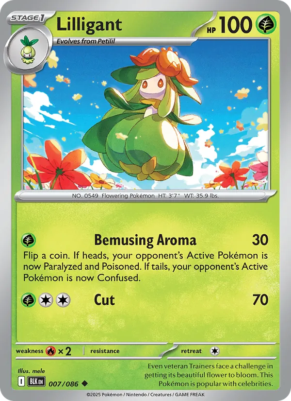 Lilligant 007/86 Black Bolt