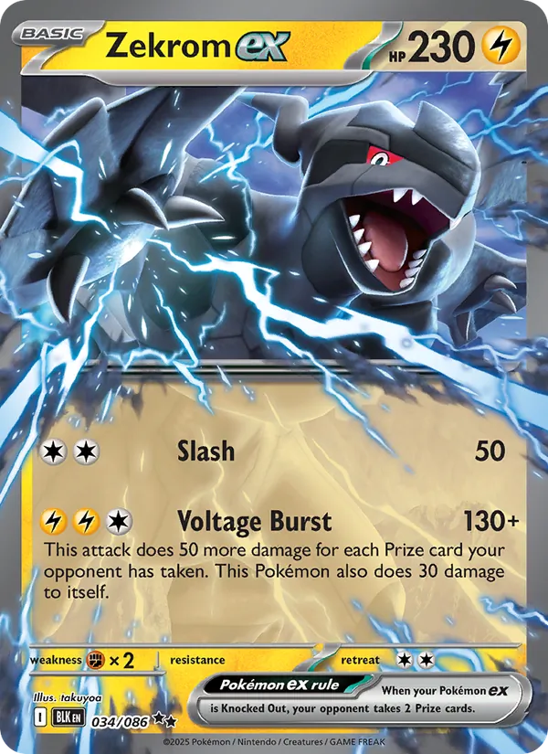Zekrom ex 034/86 Black Bolt