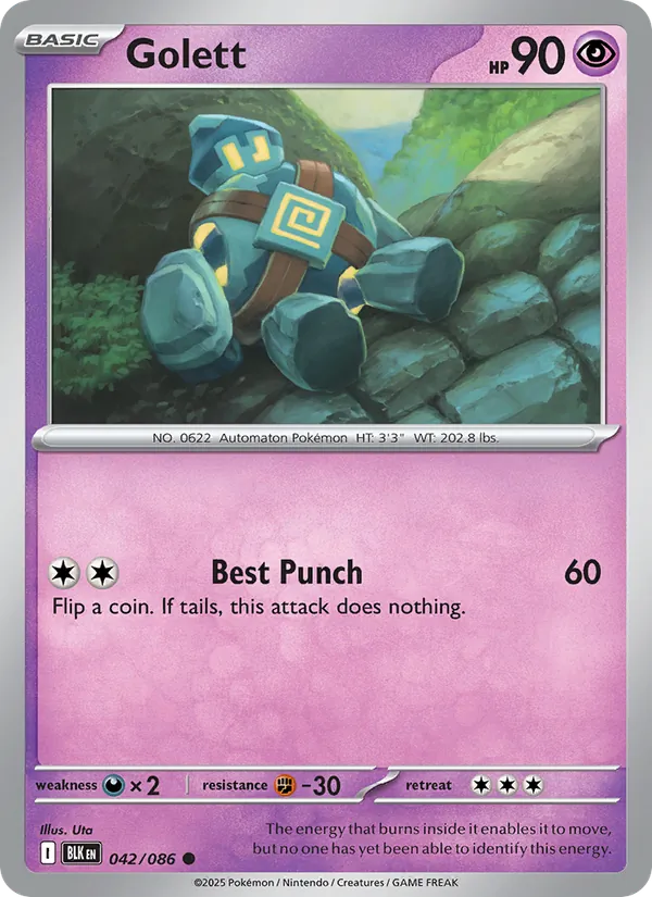 Golett 042/86 Black Bolt