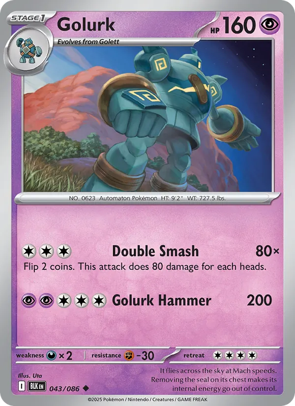 Golurk 043/86 Black Bolt