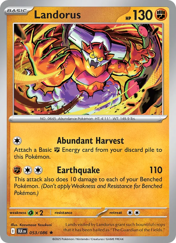 Landorus 053/86 Black Bolt