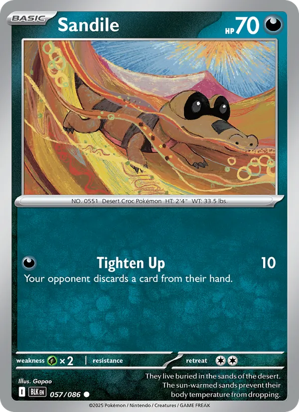 Sandile 057/86 Black Bolt