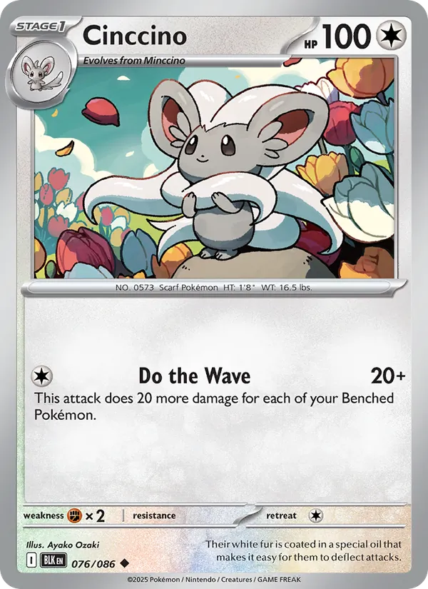Cinccino 076/86 Black Bolt