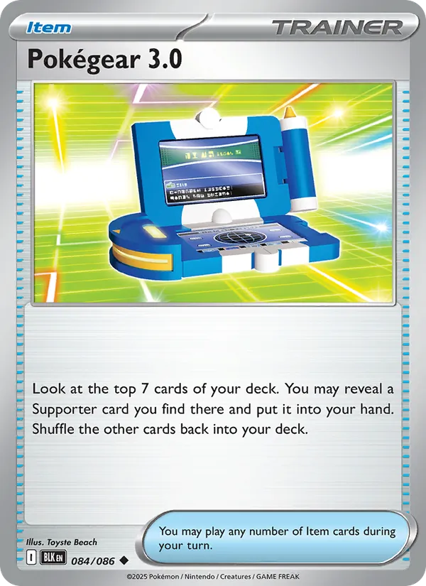 Pokégear 3.0 084/86 Black Bolt