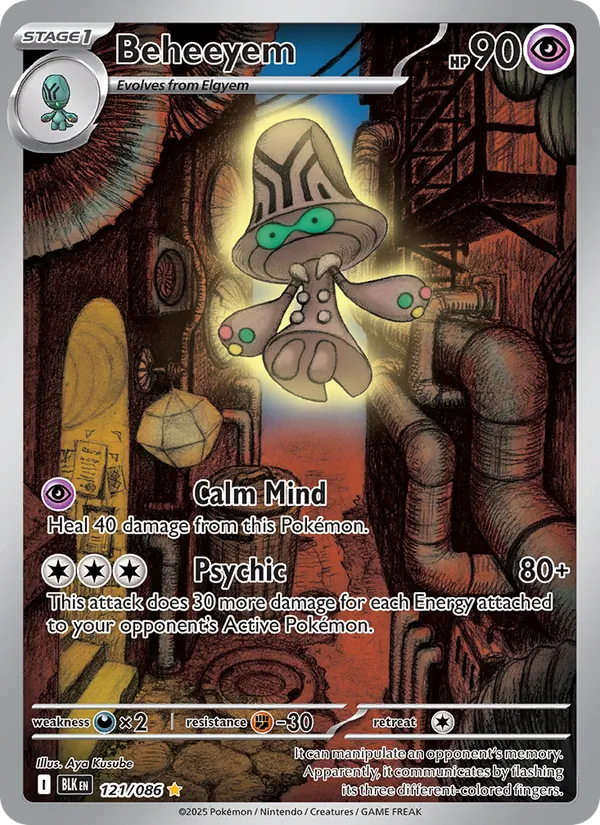 Beheeyem 121/86 Black Bolt