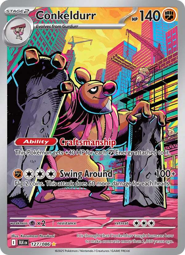 Conkeldurr 127/86 Black Bolt