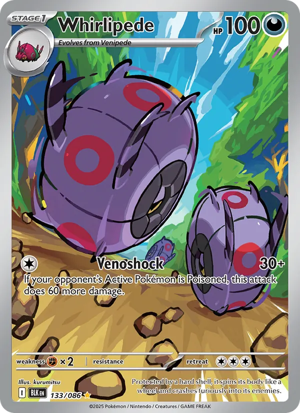 Whirlipede 133/86 Black Bolt
