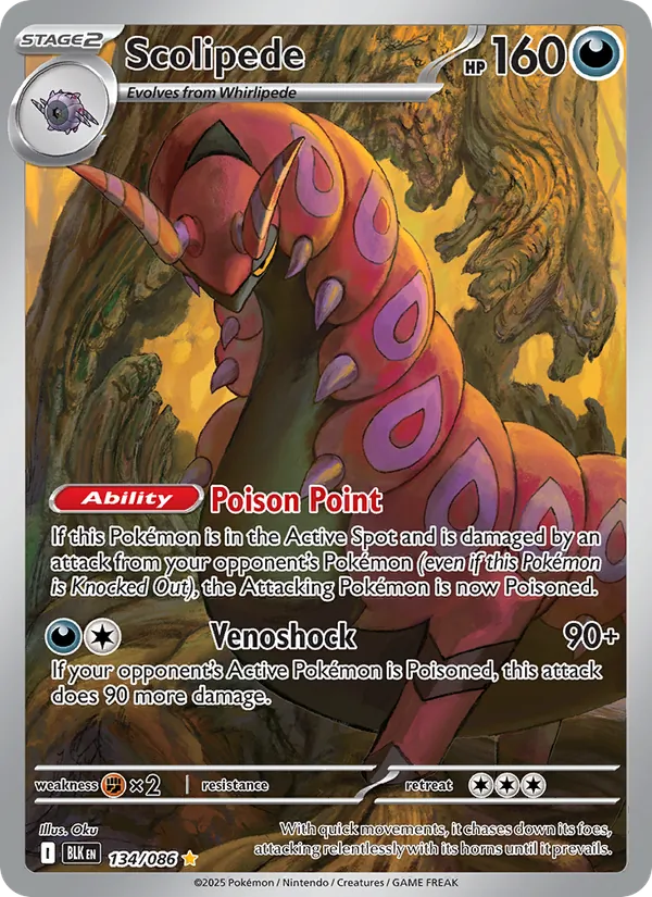 Scolipede 134/86 Black Bolt