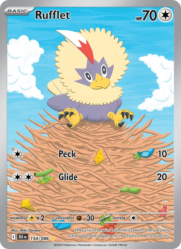 Rufflet 154/86 Black Bolt