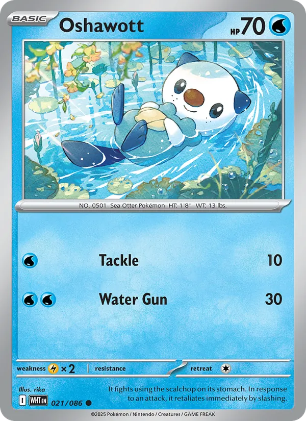 Oshawott 021/86 White Flare