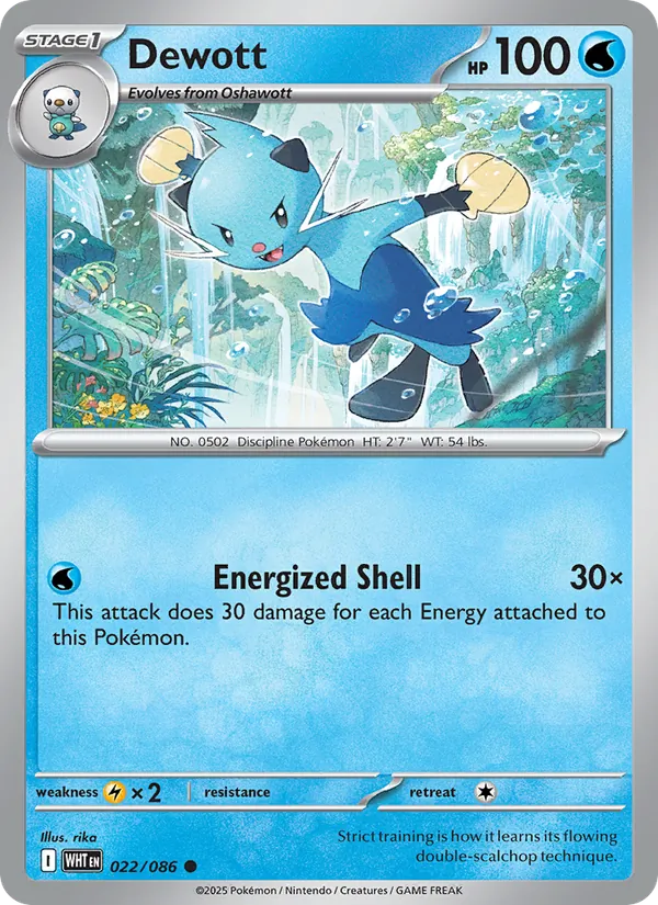Dewott 022/86 White Flare