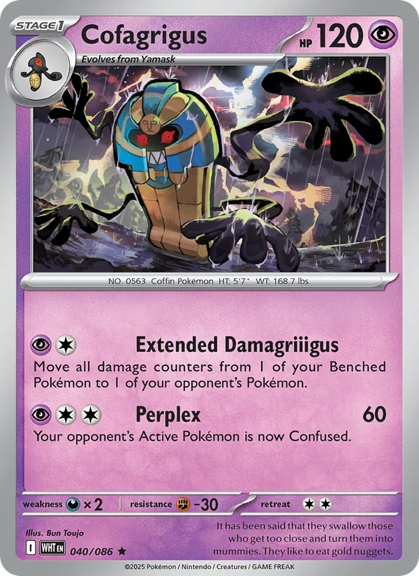 Cofagrigus 040/86 White Flare
