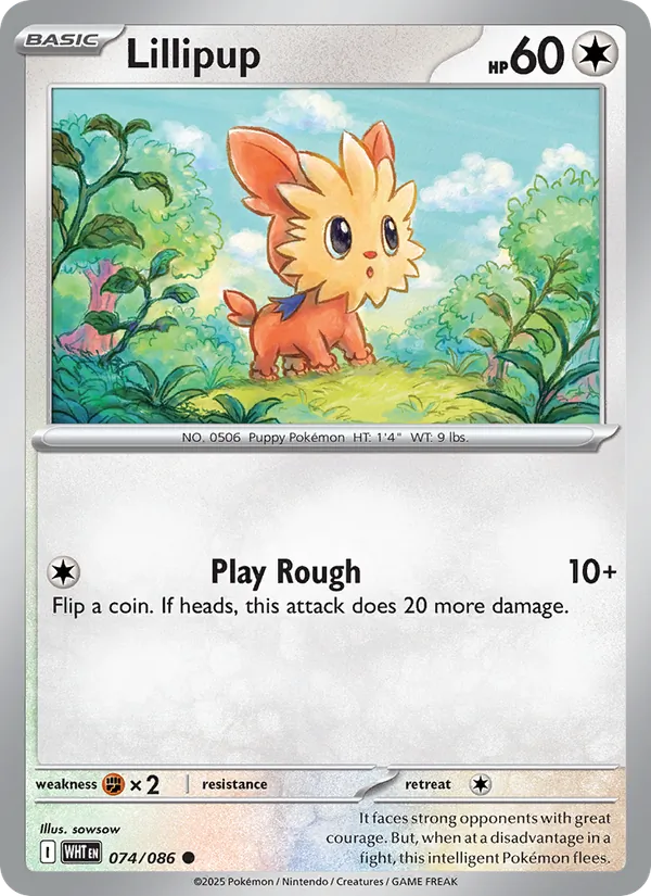 Lillipup 074/86 White Flare
