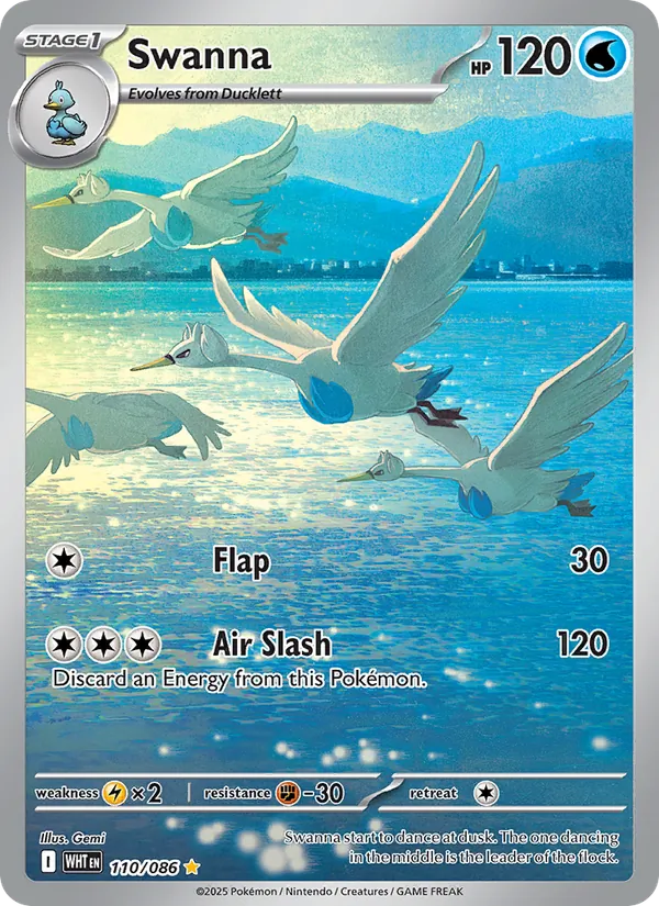Swanna 110/86 White Flare
