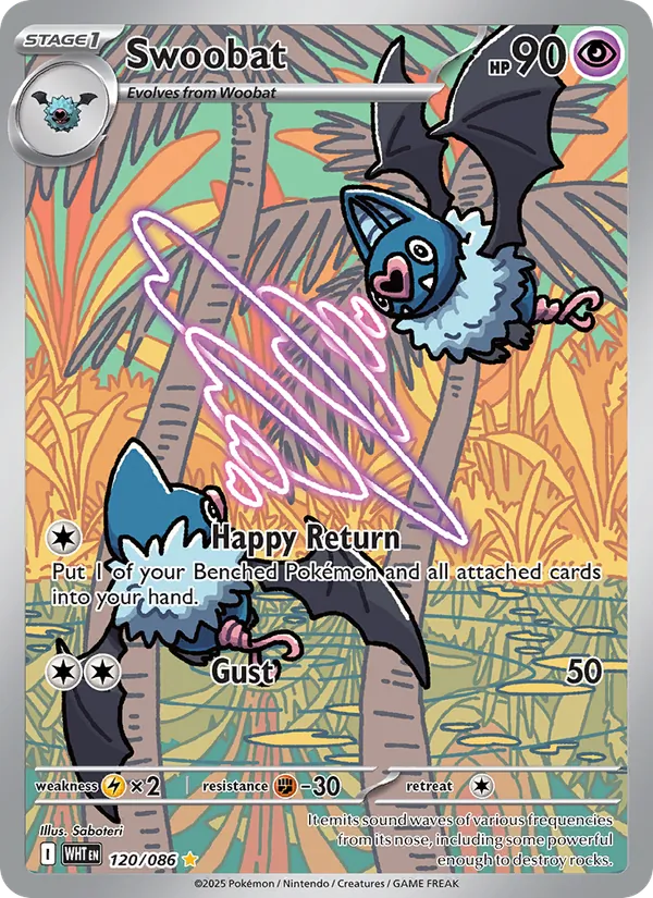 Swoobat 120/86 White Flare