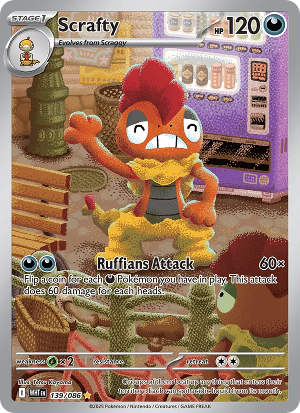 Scrafty 139/86 White Flare