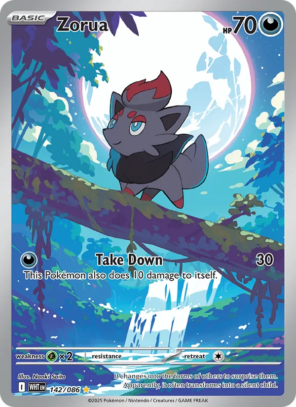 Zorua 142/86 White Flare