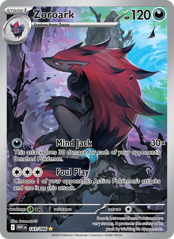 Zoroark 143/86 White Flare