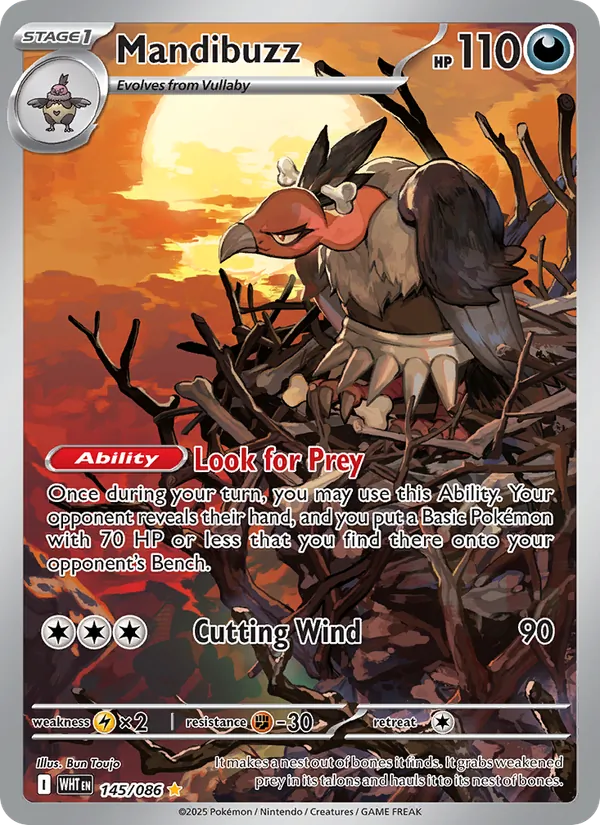 Mandibuzz 145/86 White Flare