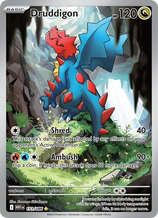 Druddigon 151/86 White Flare