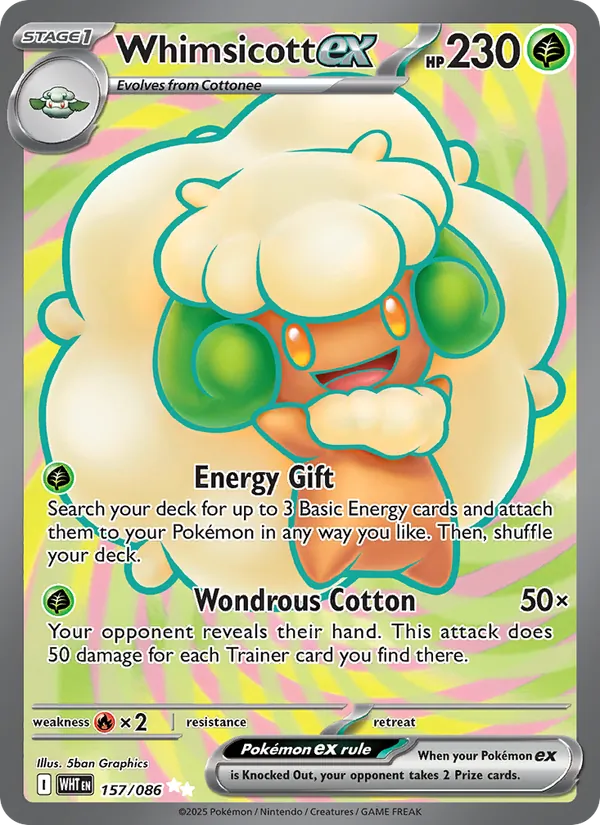 Whimsicott ex 157/86 White Flare