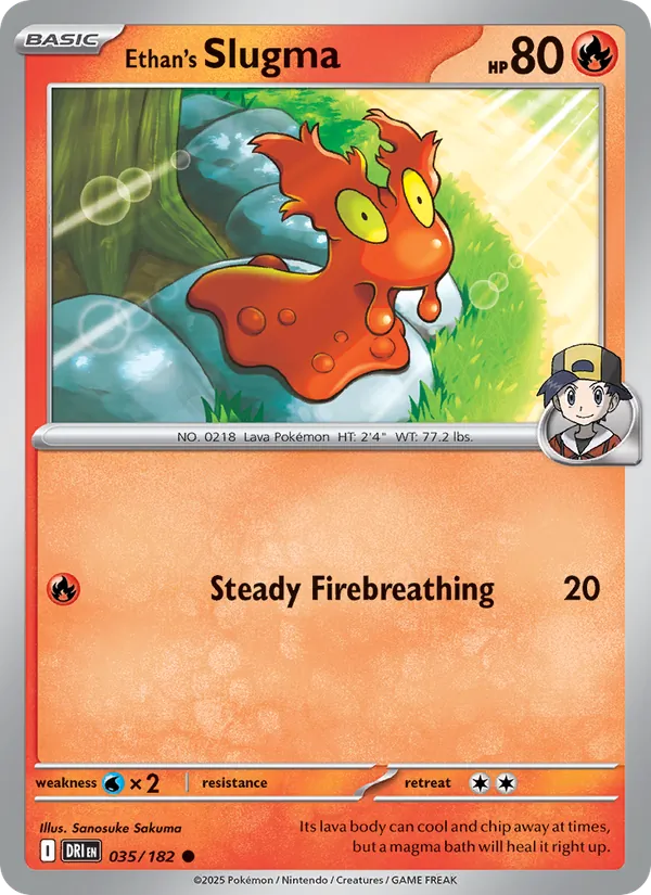 Ethan's Slugma 035/182 Destined Rivals