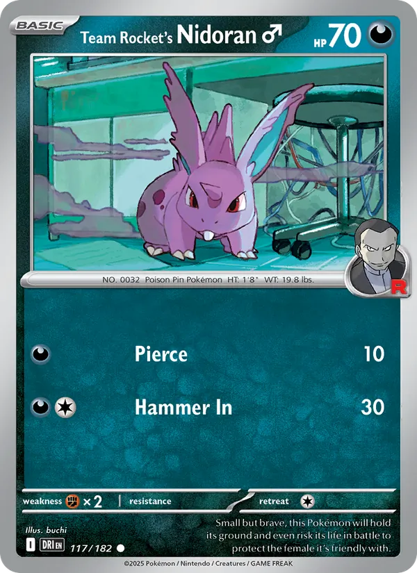 Team Rocket's Nidoran♂ 117/182 Destined Rivals