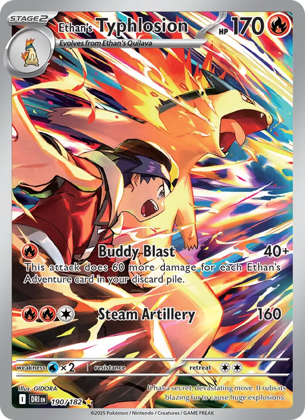 Ethan's Typhlosion 190/182 Destined Rivals