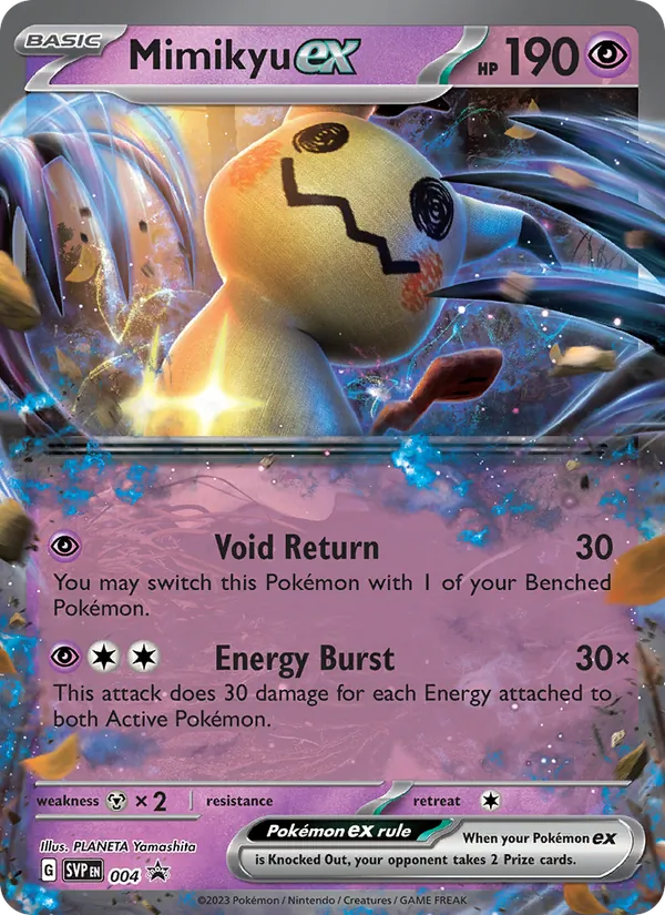 Mimikyu ex 004/225 SVP Black Star Promos