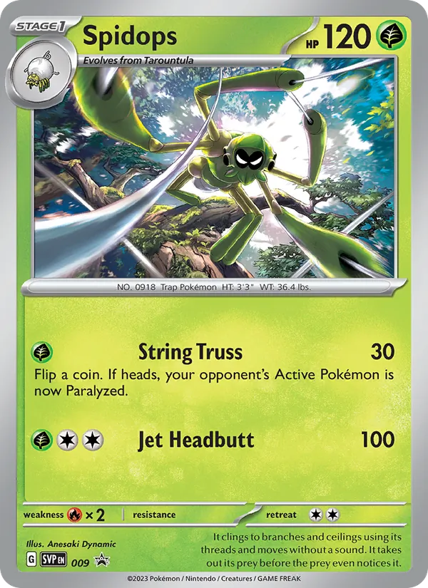 Spidops 009/225 SVP Black Star Promos