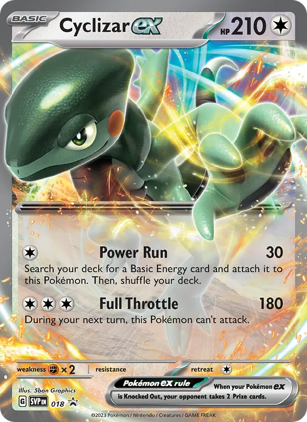 Cyclizar ex 018/225 SVP Black Star Promos