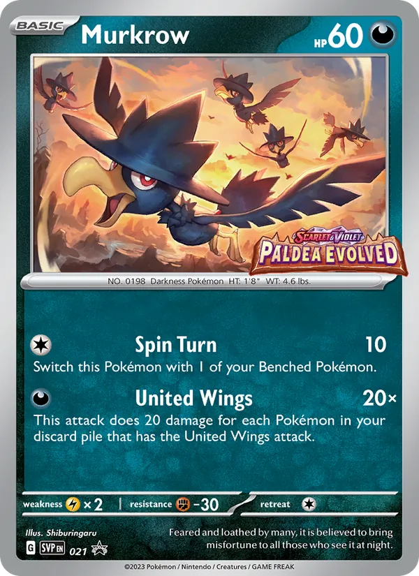 Murkrow 021/225 SVP Black Star Promos