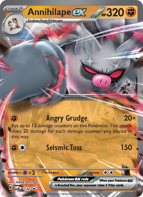 Annihilape ex 032/225 SVP Black Star Promos