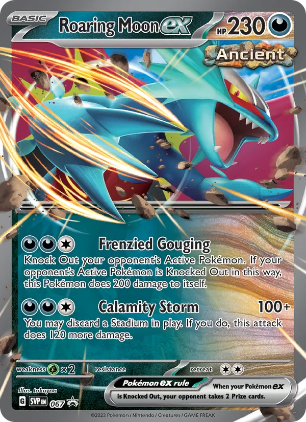 Roaring Moon ex 067/225 SVP Black Star Promos
