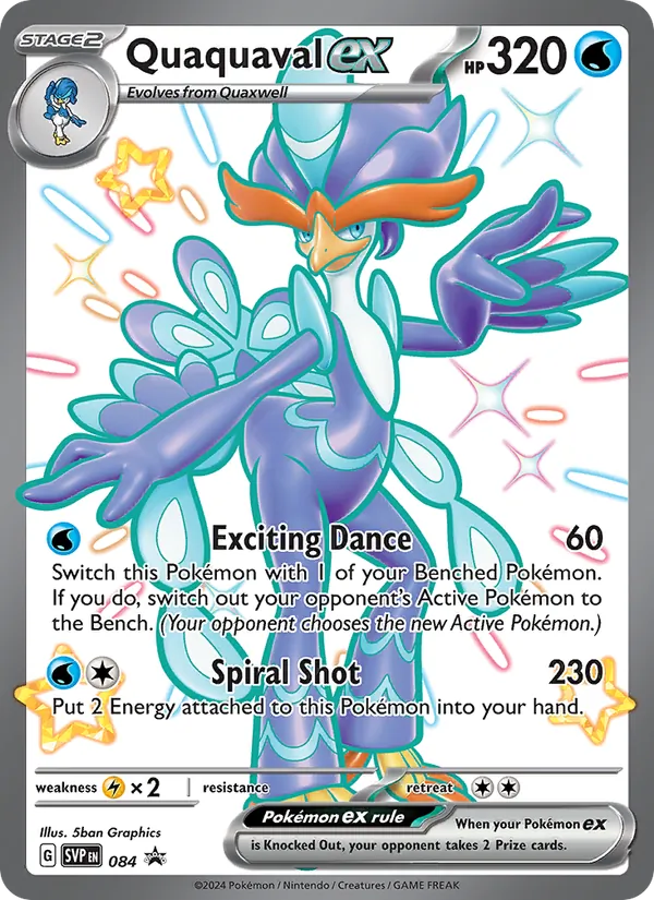 Quaquaval ex 084/225 SVP Black Star Promos