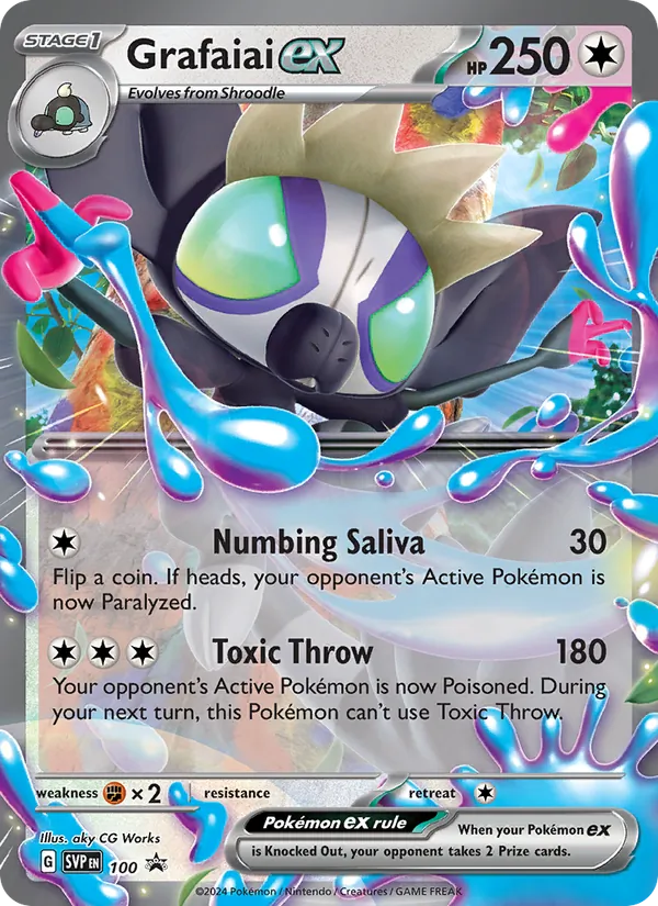 Grafaiai ex 100/225 SVP Black Star Promos