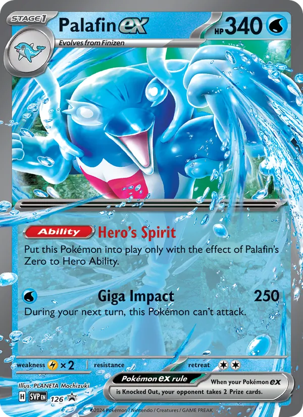 Palafin ex 126/225 SVP Black Star Promos