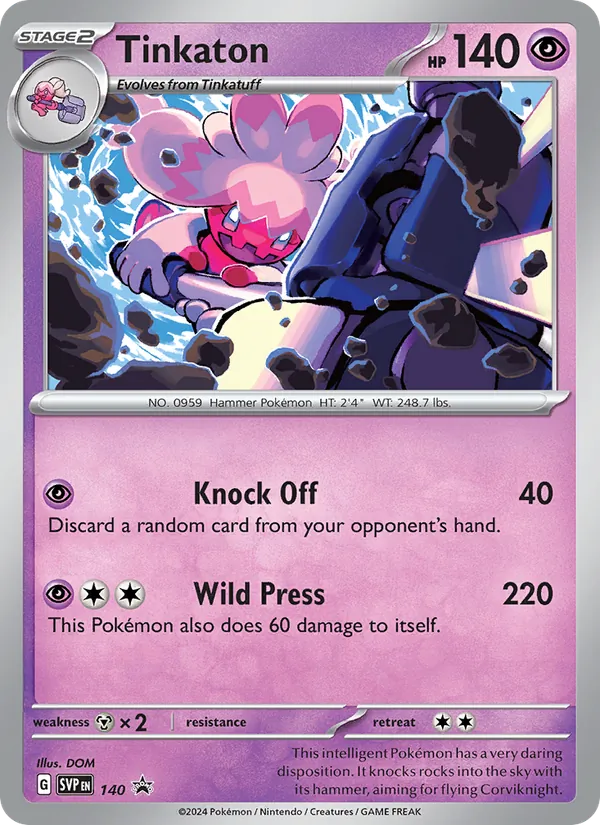 Tinkaton 140/225 SVP Black Star Promos
