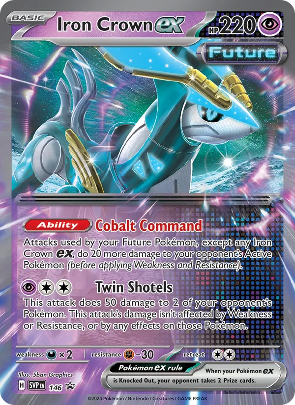 Iron Crown ex 146/225 SVP Black Star Promos