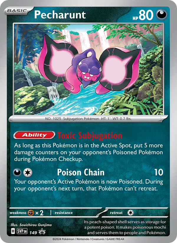 Pecharunt 149/225 SVP Black Star Promos