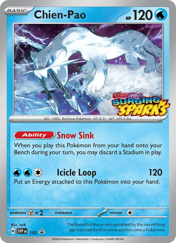 Chien-Pao 152/225 SVP Black Star Promos